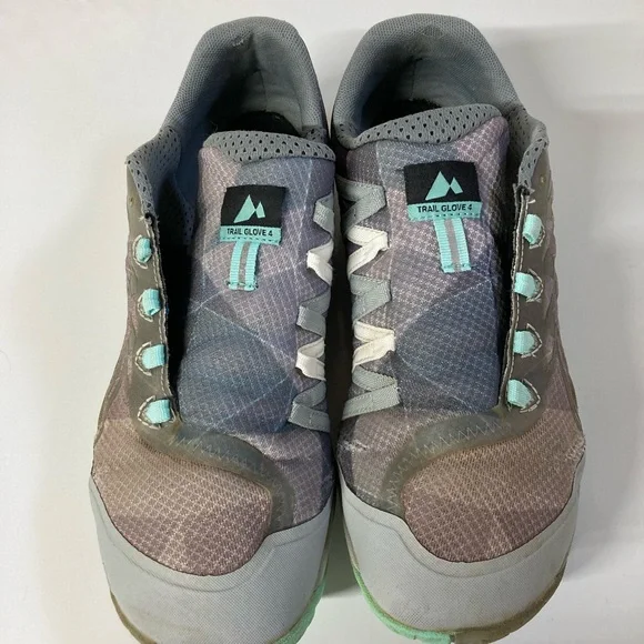 Merrell Trail glove 4 preowned with distressing & tearing on top toe area Sz 9.5 - Picture 3 of 15